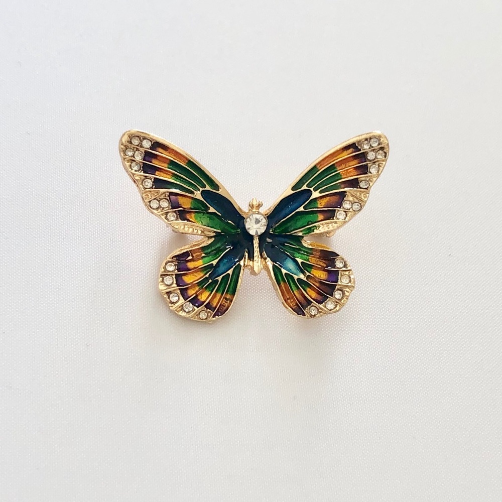 Colorful Butterfly Brooch Pin